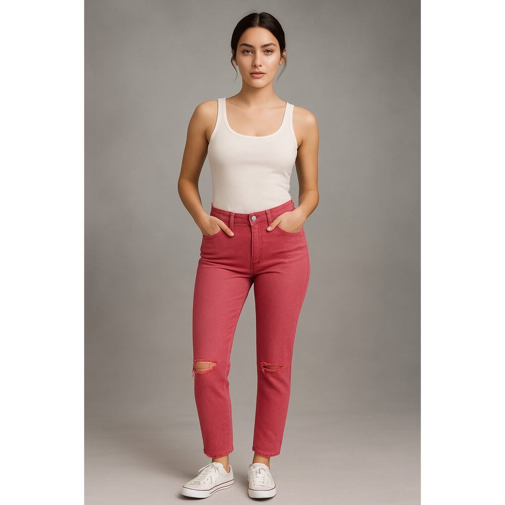 Anthropologie Pilcro The Letterpress Highrise Slim Jeans Tumblr Normcore 31